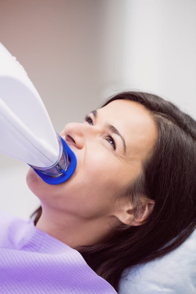 Professional dental treatment at the clinic