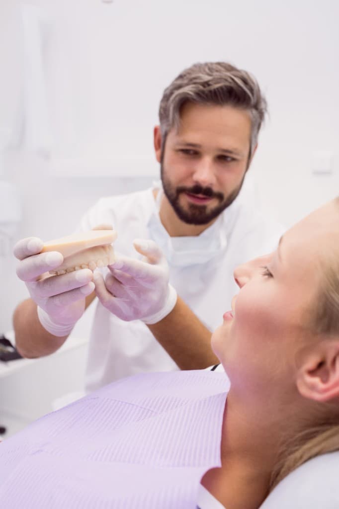 Patient consultation before implant treatment