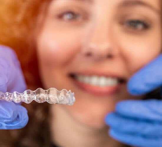 Clear orthodontic aligner treatment